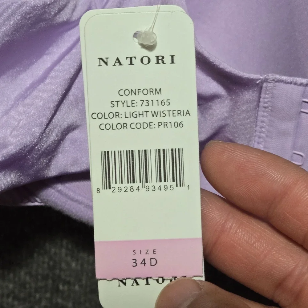 Natori Conform Full Fit Memory Contour Convertible Underwire Bra 34D 731165